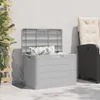 vidaXL Outdoor-Kissenbox Grau 77,5x44,5x53 cm Polypropylén Náhľad obrázku produktu 3