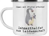 Mr. & Mrs. Panda Emaille Becher Zahnarzthelfer Leidenschaft Produktbild-Vorschau 1