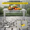VEVOR Kuchynský stôl Pracovný stôl Komerčný prípravný stôl Náhľad obrázku produktu 6