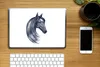 MuchoWow® Laptop Aufkleber Sticker Cover Pferd - Aquarell - Produktbild-Vorschau 2