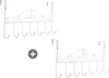 Fleau Türgarderobe 2x - Wandgarderobe - 7 Haken zum Produktbild-Vorschau 1