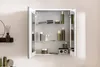 Fackelmann LED Spiegelschrank DV 60 cm breit, Braun hell Produktbild-Vorschau 4
