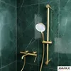 AVAPAX | Duschstange aus Edelstahl - 744 mm Länge - Gold Produktbild-Vorschau 3