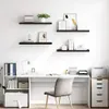 Półki Ścienne, 4 Szt., Czarne, 80 X 23,5 X 3,8 Cm, Mdf Podgląd zdjęcia produktu 12