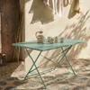 Tavolo da giardino pieghevole in acciaio, 4 posti, 110cm, Anteprima dell’immagine prodotto 4