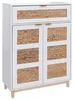 Kommode HWC-P54, kast, dressoir, hoge kast, MDF met Productafbeelding-voorbeeld 5