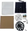 9.8in Solar Abluftventilator mit Solarpanel Portable Vent Produktbild-Vorschau 9