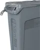 Rubbermaid Abfallbehälter Slim Jim mit Lüftungskanälen grau Produktbild-Vorschau 13