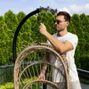 di volio Hängesessel mit Gestell Beluno beige, Hängestuhl Produktbild-Vorschau 5