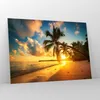 Bilder auf glas - Meer Strand Palme - 100x70cm - Glasbilder Produktbild-Vorschau 4