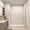 Duschspa Walk-In Dusche 50x200cm Duschwand Glanzverchromt Produktbild-Vorschau 2