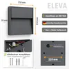 SSC-LUXon 3x ELEVA Treppenleuchte anthrazit eckig - Produktbild-Vorschau 5