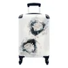MuchoWow® Koffer Handgepäck Trolley Rollkoffer Kleine Produktbild-Vorschau 1