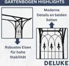 DELUKE® Rosenbogen aus Metall PARIS | 200x52x204cm aus Produktbild-Vorschau 3