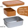 Brotdose Kinder Edelstahl mit Einsatz, BPA frei, Lunchbox, Produktbild-Vorschau 5