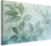 Vliesstoff Leinwandbild - Large Leaves in Shades of Produktbild-Vorschau 1