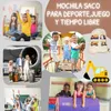 HECKBO Mochila saco infantil con vehículos de construcción Vista previa de la imagen del producto 8