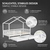 ML-Design dětská postel domeček postel 90x200 cm bílá se 2 Náhled obrázku produktu 2