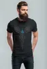 Herren T-Shirt Rabe Munin Raven Odin Valknut Valhalla Produktbild-Vorschau 4