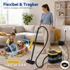 2500W  Tragbarer Dampfreiniger mit Lenkrollen,1.6L Produktbild-Vorschau 5