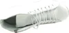 A close-up, angled view of a white high-top sneaker. Produktbild-Vorschau