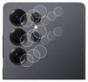 A close-up view of a smartphone camera array with protective lens covers. Produktbild-Vorschau