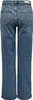 Straight Leg Denim Jeans High Waist Schlag Hose Weites Bein Produktbild-Vorschau 7