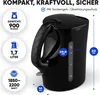 Clatronic WK3819 Wasserkocher, 1,7 L, 2200W, Schwarz Produktbild-Vorschau 6
