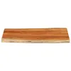 vidaXL Tischplatte 100x60x2,5cm Rechteckig Massivholz Produktbild-Vorschau 2