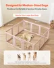 SucceBuy Caisse de mise bas pour chiots, 1540x1500x600 mm, Voir les images du produit 5