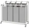 HOMCOM wasmand met 4 compartimenten, 160 liter, Productafbeelding-voorbeeld 1