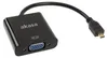 akasa ak-cbhd21-15bk adattatore micro HDMI a VGA nero Anteprima dell’immagine prodotto 1