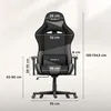 Huzaro Force 6.2 Schwarz/Grau Gaming Stuhl Produktbild-Vorschau 7
