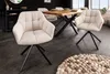 riess-ambiente Drehbarer Stuhl PAPILLON champagner beige Produktbild-Vorschau 2