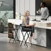 HOMCOM 2er-Set klappbare Barhocker, Barstühle, Küchenhocker Produktbild-Vorschau 8