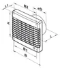 Dalap LVZ 125 axiální ventilátor s žaluziovou klapkou a Náhled obrázku produktu 5