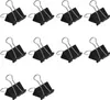 10x Büroklammer Heftklammer Binder Clips 32mm Dokumenten Produktbild-Vorschau 1