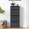 Vozík na topánky "Sokndal" so 4 chlopňami kov 118 x 50 x 15 Náhľad obrázku produktu 4