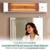 Emerio chauffage mural à quartz QH-104263.6 - Jusqu'à 18 m² Voir les images du produit 3