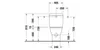 Stand-WC-Kombination DARLING NEW ti. 370x630mm Ab Vario Produktbild-Vorschau 2