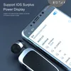 A close-up shot of a Bluetooth earphone and a smartphone displaying Bluetooth settings. Produktbild-Vorschau