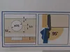 Diagrams showing hinge dimensions and opening angle. Produktbild-Vorschau