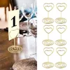 25 sztuk stojaków na numery stolików w kształcie serca, Podgląd zdjęcia produktu 3