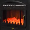 HOMCOM Elektrokamin Kaminofen Überhitzungs-Schutz Schwarz Produktbild-Vorschau 5