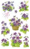 AVERY Zweckform 4317 Deko Sticker Veilchen 30 Aufkleber Produktbild-Vorschau 1