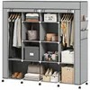 HOMCOM Stoffschrank Kleiderschrank mit Kleiderstange, 10 Produktbild-Vorschau 1