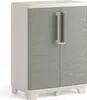 Armoire basse en résine cadenassable à 2 portes Linear Wood Voir les images du produit 1
