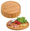 5 Stück Pizzateller - Bambus - Ø 32cm Produktbild-Vorschau 2