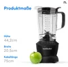 Triple Prep System Standmixer NBF580B (dunkelgrau, 1.500 Produktbild-Vorschau 12