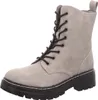 A single gray lace-up boot is shown against a white background. Produktbild-Vorschau